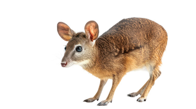 Mouse-Deer full body isolate on transparent background