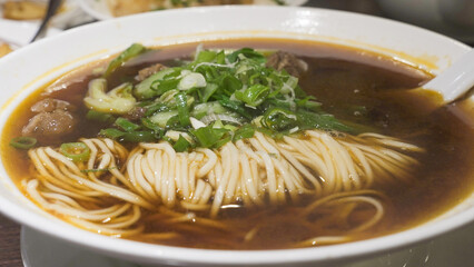 noodle soup with rice