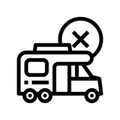 motorhome prohibited