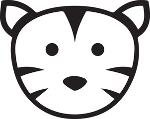 Cat icon symbol vector image illustration