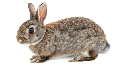 Obraz premium Netherland Dwarf Rabbit full body isolate on transparent background