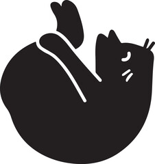 Cat icon symbol vector image illustration