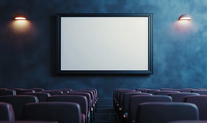 Obraz premium Empty Movie Theater