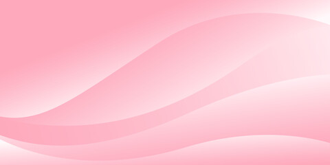 Abstract colorful pink curve background, pink beauty dynamic wallpaper with wave shapes. Template banner background for beauty products, sales, ads, pages, events, web, and others