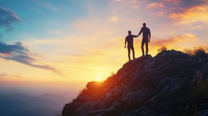 Concept of mentorship and support in business