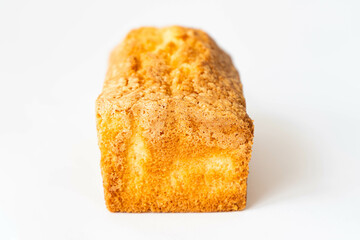 プレーンなパウンドケーキの写真