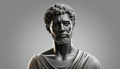 3d illustration, african american man, thinking character, decision-making, pondering,