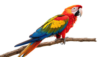 Obraz premium parrot on a white transparent background