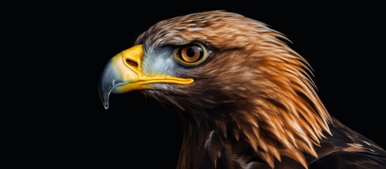 Fototapeta premium Golden Eagle Portrait: A Sharp Gaze