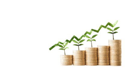 increase revenue on a white transparent background
