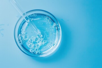laboratory, experiment, test tube, bubble, glass, science, blue, liquid