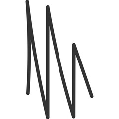 Hand Drawn Zigzag Line