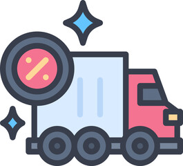 Free delivery icon