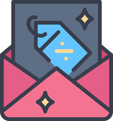 Email discount icon