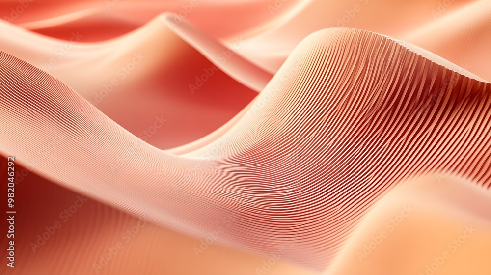 Poster anti-aliasing perfection – a close-up view of a vector graphic where anti-aliasing techniques create