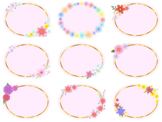 花の背景セット　B