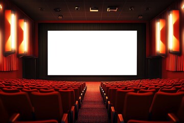 Fototapeta premium Empty Movie Theater