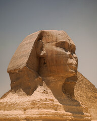 sphinx and pyramid