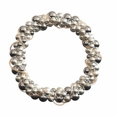 Christmas decorations, New Year's decor, isolated on white background, 3D illustration, cg render