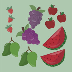 a fruit that many people like illustration