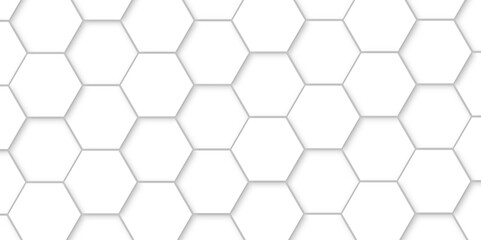 Seamless Geometric Texture with Hexagonal and Triangular Shapes for Digital Art, Network Design, and Futuristic Business Presentations