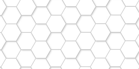 Seamless Geometric Texture with Hexagonal and Triangular Shapes for Digital Art, Network Design, and Futuristic Business Presentations