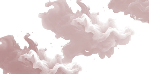 Pink abstract isolated cloud isolated decorative vapor overlay grunge texture vintage vector background.