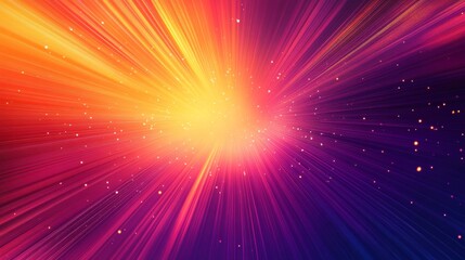 Exciting Black Friday Flyer with Angular Lines and Abstract Light Bursts