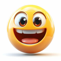 Fototapeta premium 3d smiley with a smile