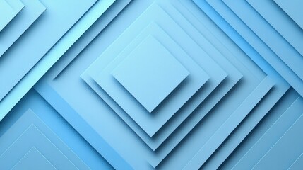 Obraz premium A textured blue background featuring layered geometric shapes in a diamond pattern.