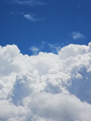 blue sky and clouds