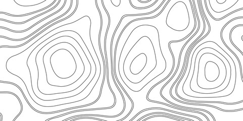 Abstract topographic map contour design with wavy texture and geometric patterns for hiking, camping, and adventure themed graphics background design.