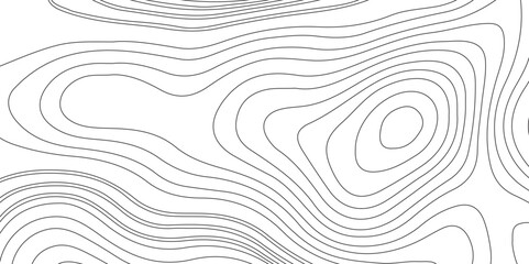 Abstract topographic map contour design with wavy texture and geometric patterns for hiking, camping, and adventure themed graphics background design.