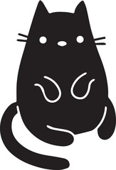 Cat icon symbol vector image illustration