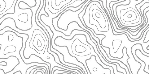 Abstract white topography geographic contour map background .topography white paper and black waves lines backdrop background .modern geographic contour map vector illustration .