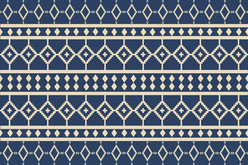 Geometric,Thai,seamless pattern, Navajo, traditional ethnic, fabric pattern for textiles, rugs, wallpaper, clothing, sarong, batik, wrapping, embroidery, print, background, cover, illustration, vector