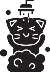 Cat icon symbol vector image illustration