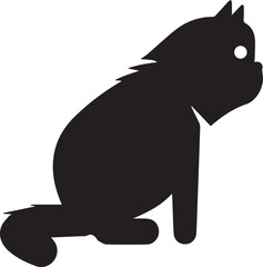 Cat icon symbol vector image illustration