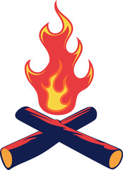 Bonfire Illustration