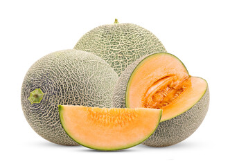 Melon isolated on transparent png