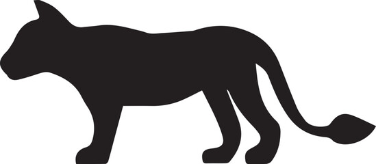 Cat icon symbol vector image illustration