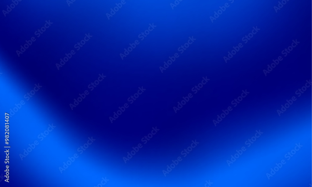 Aufkleber abstract blue background, blue curve design smooth shape by blue color with blurred effect