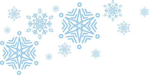 Fototapeta premium Snow Flake Corner