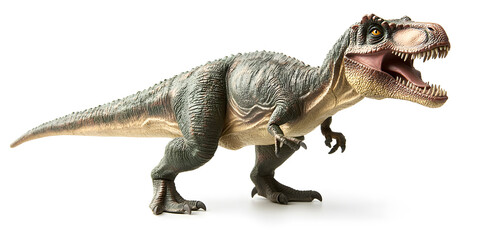 Fototapeta premium 3d Tyrannosaurus rex dinosaur isolated on white background. T-rex 