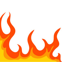 Fire Frame Corner Border