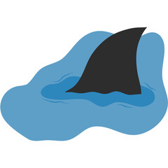 Predatory Shark Fin