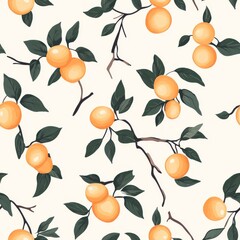 240807 18. apricot pattern banner wallpaper, simple background