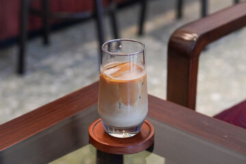 The nice taste of indonesian coffee in Purwokerto City, Central Java, Indonesia. It was taken on September 27, 2024 by a professional. It's a nice coffee with Indonesian culture