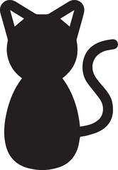 Cat icon symbol vector image illustration