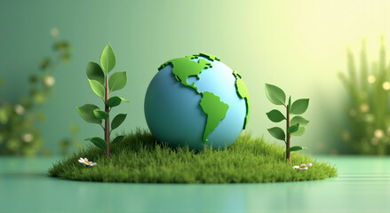 green planet earth
